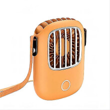 Mini Neck Fan Cute Portable Fan Mini Portable Fan Black Hanging Neck Fan