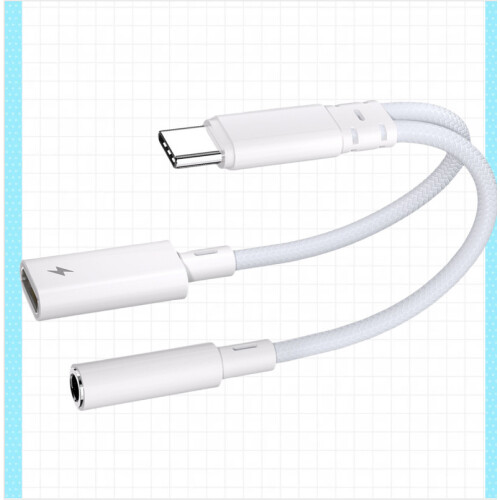 AA10-B2P15 USB-C til 3,5 mm adapter med PD-lading 1