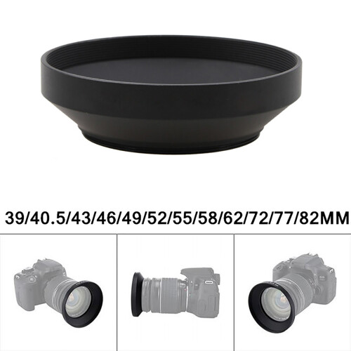 Kamera-Weitwinkel-Gegenlichtblende aus Metall mit-77mm 2