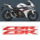 2PCS Honda CBR Decoration Stickers 19