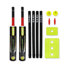 Ram Cricket Senior Crazy Cricket Set - approx. ages +13 yrs - includes 1 x Size 6 Bat, 1x Size SH Bat – Durable & Balanced Kwik Cricket Style Set fo