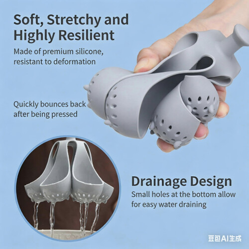 High-Temperature-Resistant Silicone Egg Boiler  Household Kitchen Gadget, Egg Holder, Egg Steamer 1