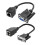 Einfach zu verwendendes DB9-zu-RJ45-Adapterkabel.-männlich 4
