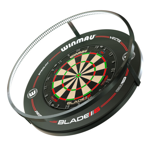 winmau Winmau Plasma Dartboard Light in Black – Ultimate Surround Dart Board 2