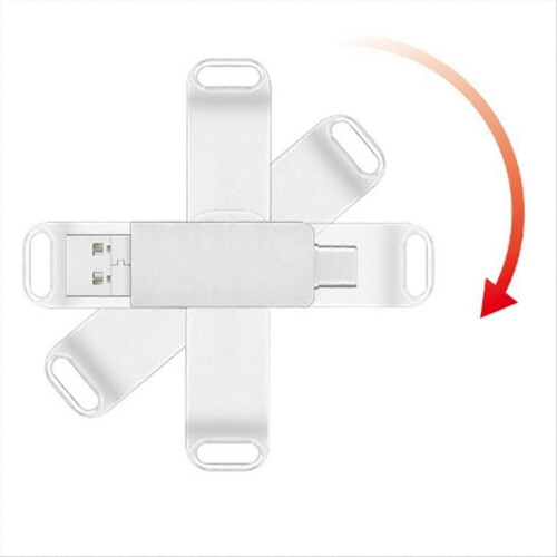 TYPE-C Metal Pen Drive 128GB Waterproof USB Flash Drives 2