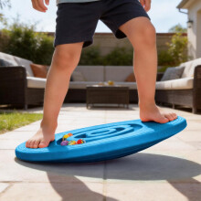 2-In-1 Swing Balance Board With 5 Colored Balls And Joystick, Capacity Of 220 Pounds, Plastic Maze Training Board