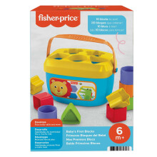 Fisher-Price Stacking Toy Baby’s First Blocks Set of 10 Shapes for Sorting Play for Infants Ages 6+ Months, FFC84