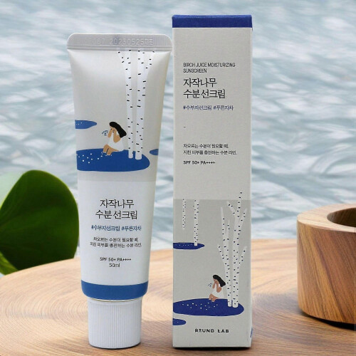 Round-Lb White Birch Sunscreen UV Protection SPF 50+ 50ml 1