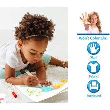 CRAYOLA Bluey Colour Wonder Magic Light Brush, Mess Free Painting Station for Kids, Toddler Toys & Activities, Ages 3+ Includes 6 Paint Pads and 18 P