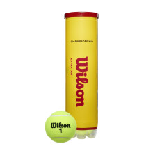 Wilson Championship Extra Duty 4Tball Tennis Balls - Yellow, One Size