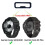 Silicone Watch Band Holder Retainer Loop Strap Rubber Ring-22MM 6