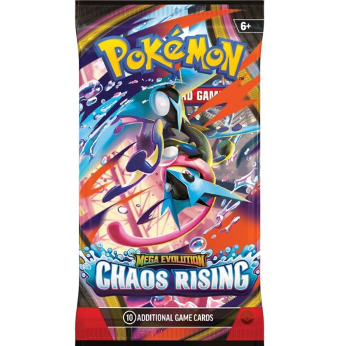 Pokémon Pokémon TCG: Mega Evolution - Chaos Rising 1 x Booster Pack, Trading Card Game 2