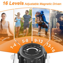 Dskeuzeew Foldable Exercise Bike, 8 Resistance Indoor Cycling Bike With Heart Rate Sensor Adjustable Fitness Bike With LCD Display For Home Use