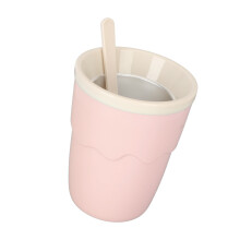 Slushie-Becher 200 ml pink 12,2x9,5 cm PP Aluminium