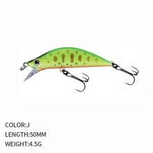 (J, 50MM/4.5G) Minollua bait submersible minnow 4.5G/50MM long-range bass tilted mouth fake bait 9103