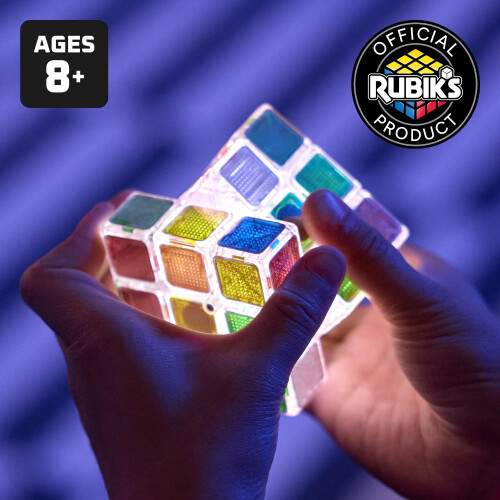 Rubik’s Cube, Pulse Cube, Light-Up Brain Teaser Puzzle for Adults & Speedy Solvers, Solve the Challenge Before the Lights Turn Off, Problem-Solving 1