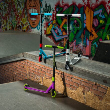 Xootz Toxic Stunt Scooter, Adult and Kids Kick Scooter, Lightweight 360 Degree Stunts, Beginner and Intermediate Level Scooter, Steel T-Bar and Grip