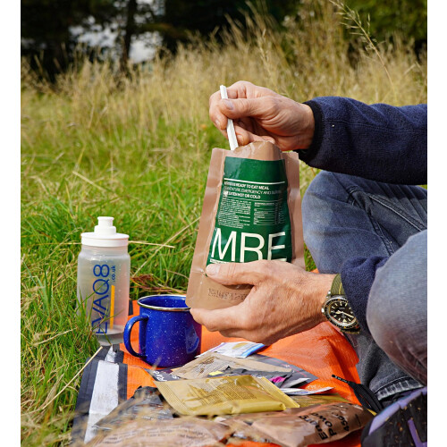 Ration-X 24 Hour Ration Pack Ambient Army Type Menu 1 4000kcal Three Main Meal Pouches +++ 2
