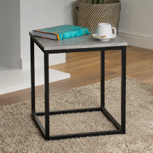 LIVIVO Sofa End Side Table for Living Room/Bedroom/Office/Garden/Desk