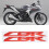 2PCS Honda CBR Decoration Stickers 15