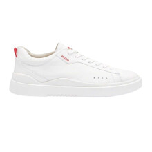Hugo Boss Mens Tenn Leather Flat Trainers