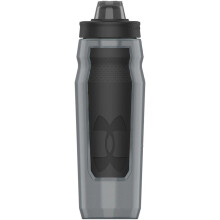 (One Size, Grey/Black) Under Armour Playmaker 900ml Water Bottle