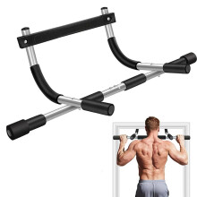 Multi-Grip Chin-Up/Pull-Up Bar for 61-81cm Doorway Chin Up Bar with Padded Handles Heavy Duty Doorway Trainer for Home Gym Door Mounted Bar for Pull