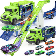 EUTOYZ Toys for 3 4 5 6 Year Olds Boy, Toy Cars for Boys Toys Age 3-5 Birthday Easter Gift for 3-5 Year Olds Boys Car Race Track with 46 inch Race Tr