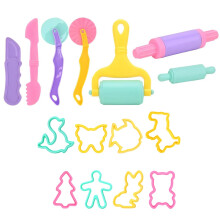 15Pcs Claydough Set, Clay Dough Tools, Claydough Accessories, Kids Claydough Cutters Clay Roller and Modeling Tools