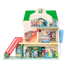 Bluey Supermarket Playset, 3 Different Levels With Exclusive Bluey and Bingo Figures. Includes Working Escalator, 24 Sounds and 15+ Play Pieces Plus