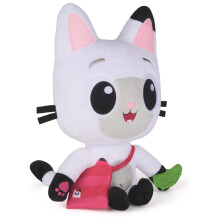 Gabby's Dollhouse: The Movie, Meow-mazing Interactive Pandy Paws Plush Toy with 3 Accessories and Removable Bag, Kids Toys for Girls and Boys Ages 3