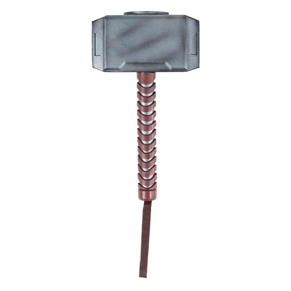 Rubies Official Child's Marvel Avengers Assemble Thor Hammer, One Size, Multi-Coloured Halloween