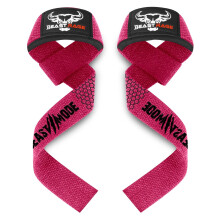 BEAST RAGE Weight Lifting Straps Fitness Padded Cotton Wrist Support Gel Advanced Grips Dumbbell Bar Wraps Heavy Duty Gym Bodybuilding Powerlifting D