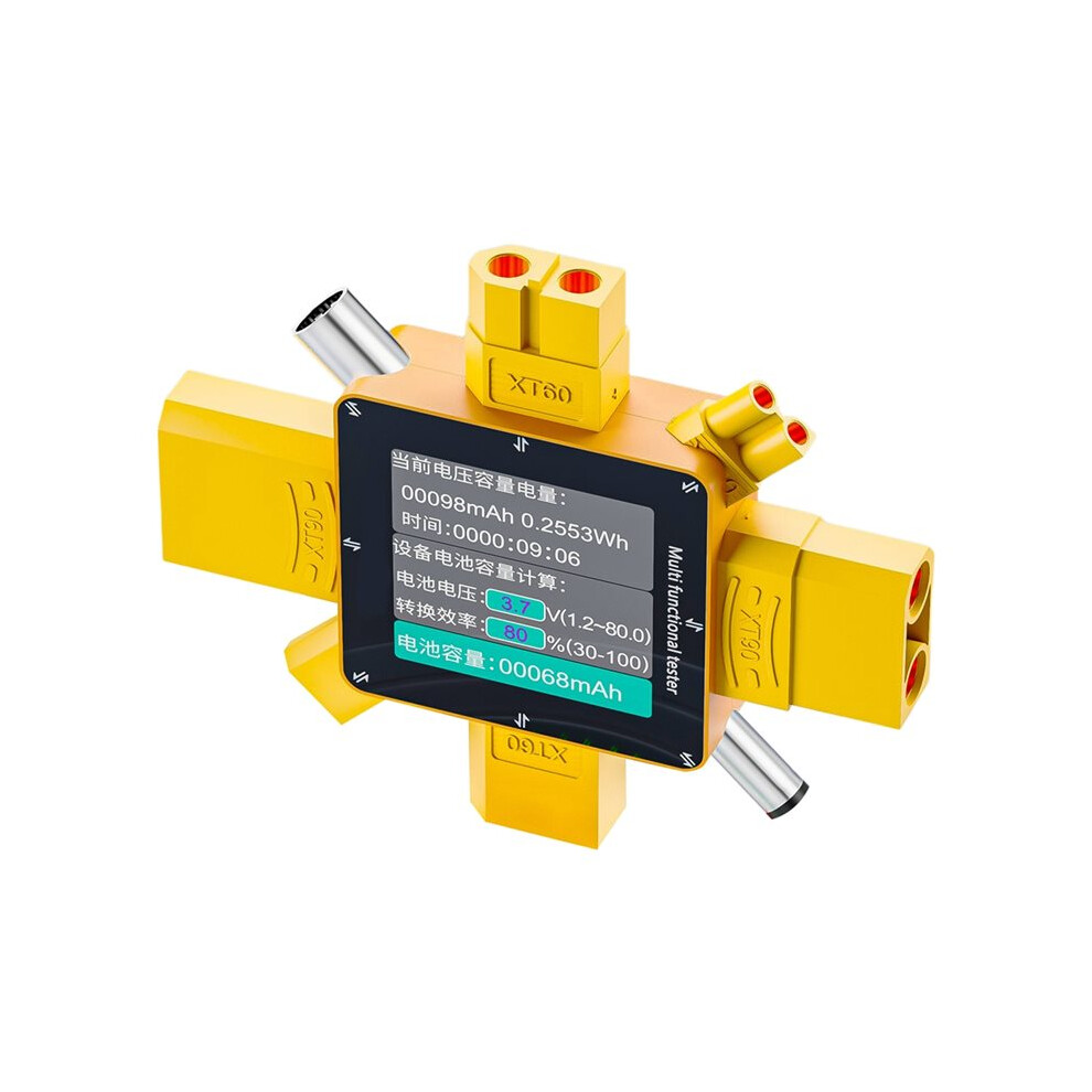 Xt369p Digital Voltmeter Ammeter Wattmeter Current Capacity Tester Xt60 Xt30 Xt90 Plug For Model Aircraft Power Meter B 4713630000475