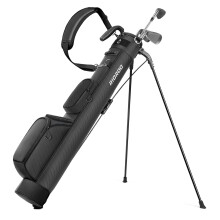 RIOROO Golf Stand Bag with Adjustable Strap Golf Bag 2 Way Divider 3 Pockets Lightweight Easy to Pencil Golf Carry Bag for The Driving Range, Par 3,
