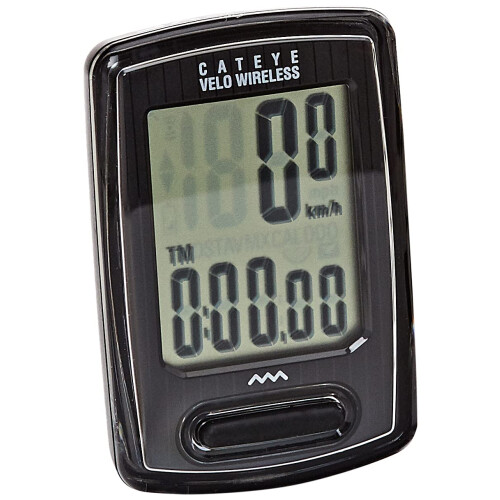 CatEye CatEye Velo Wireless Cycle Computer: Wireless, compact, tracks Speed and Distance