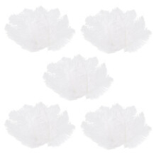 50 Pieces White Natural Ostrich Feather 20-25cm Wedding DIY
