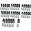 Wedding Party  and Groom Bubble Bottle 3 Sets (72Pcs) 1
