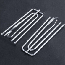 Window Treatment 4 Prongs Pinch Pleat Drapes Curtain Hooks 200Pcs