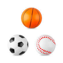 3Pcs Soft Ball 6cm Soft Foam Ball, Sponge Balls Mini Tennis Cricket Balls Football Basketball Baseball Pattern for Indoor Outdoor Birthday Party Game