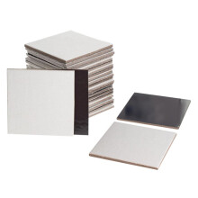 Magnetic Canvas Panels, 50 Pieces Per Pack, 7.5x7.5cm, Small Canvases for Painting Acrylic and Watercolor