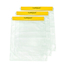 YUMQUA Clear Waterproof Bags Large Size 3 Pack Set, Watertight Pouch Holder for Document Map Camera Mobile Phone Tablet, fits Kayaking Boating Hiking