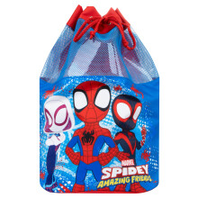 Marvel Spidey And His Amazing Friends Boys Swimming Bag | Spiderman Swim Bag | Boys Drawstring Bags | Blue One Size