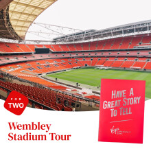 Virgin Experience Days Wembley Stadium Tour for Two - Visit the Crossbar Exhibition and Walk of legends, sit in the managers chair and see the changi