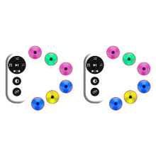 12 Stuks Reactietraining Lichtsets Set Kinderen Fysieke Fitness Training Lamp Snelheid Behendigheid Reactie Apparatuur voor Thuis