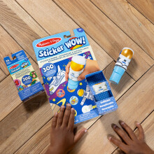 Melissa & Doug Sticker WOW Stamper & Activity Pad Astronaut | Book & Travel Toys for Children | Age 3+