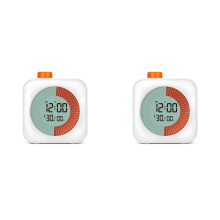 2X 60Minute Visual Timer,Dual Timer Clock,Classroom Timer,Countdown Timer for Timer Management Tool