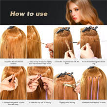 Hair Extension Tools Kit,Stainless Steel Hair Extensions Micro Bead Closer Pliers and Hair Extension Beads Remover Plier
