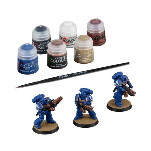 Games Workshop Games Workshop - Warhammer 40,000 - Space Marines: Infernus Marines + Paints Set 1