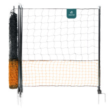 VOUNOT 12m Chicken Netting Kit, Heavy-Duty PE Poultry Fence Orange